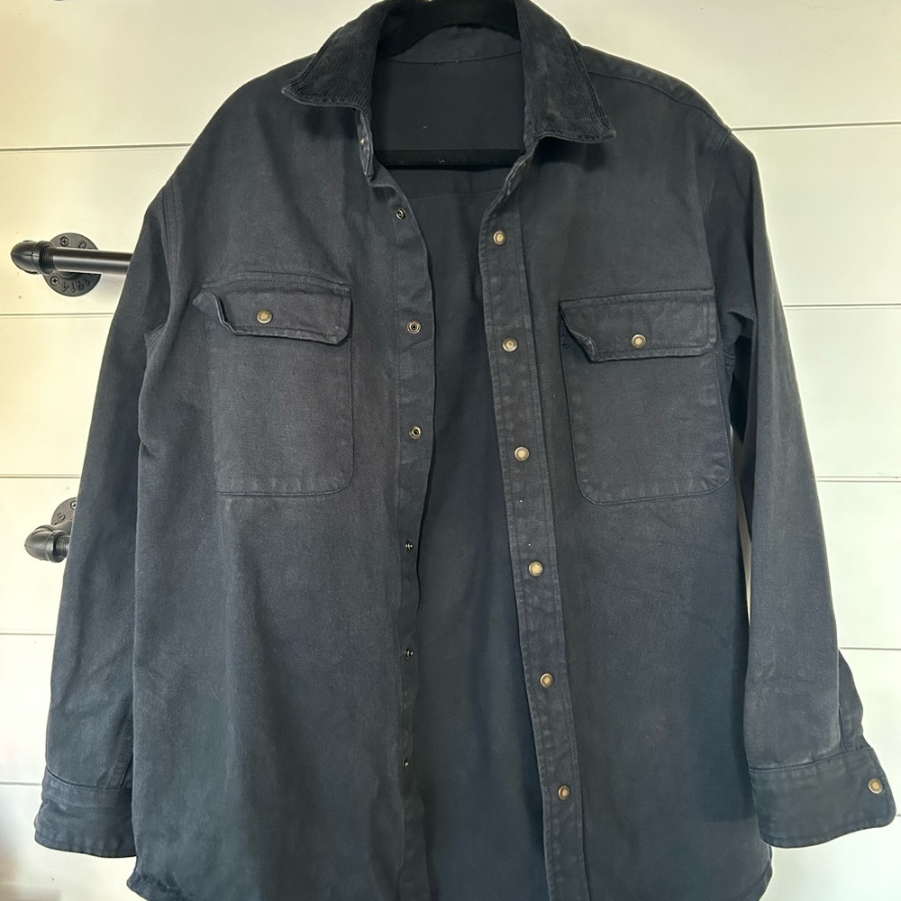 Brandy Melville Navy Nancy Cotton Jacket